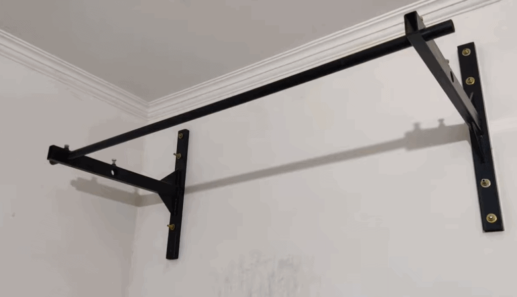 T-shaped wall-mounted pull-up bar
