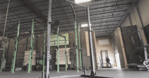 free standing pull up station and squat rack